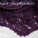 Hand knit Cowl or Smoke Ring. Matching beads. OOAK
