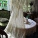 SALE Ornate Palest Cream Yellow EYELET & LACE Batiste Edwardian Dress