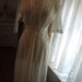 SALE 1910 EDWARDIAN White Lightweight LINEN Dress Lace trim