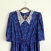 floral lace collar dress, l-xl
