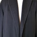 Mint 1950s Vintage Black Cashmere Coat Size 10-12
