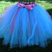 Beautiful turquoise tutu skirt for garden or/and beach weddings, flower girls, birthdays