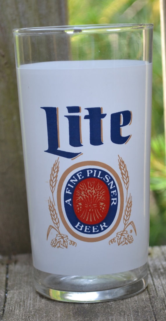 Vintage Miller Lite Glass