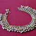 Bellydancer Anklet in Silver-Plated Metal