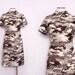 Mod Scooter Dress Abstract Print Size Medium 1970s Vintage