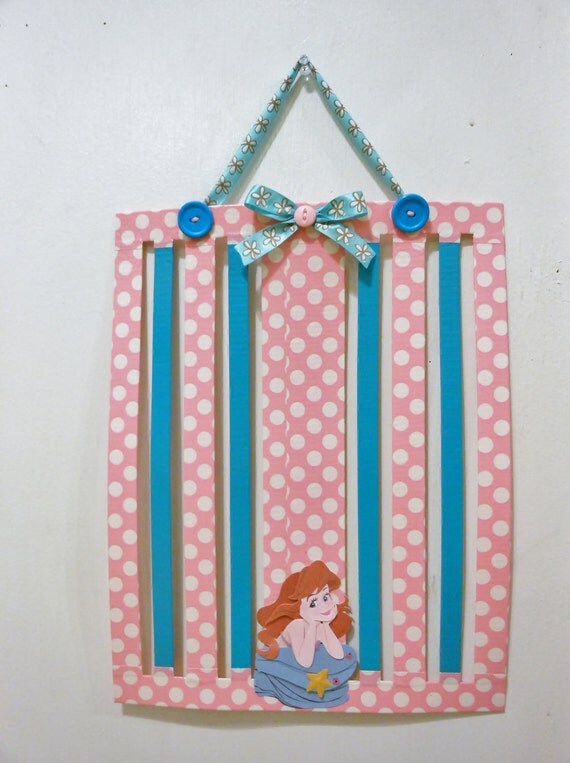 Little Mermaid Duct Tape Bow Holder