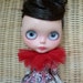 SALE % Gorgeous Pink and Green Dress Collar and Petticoat Set for 12" Blythe, Pullip