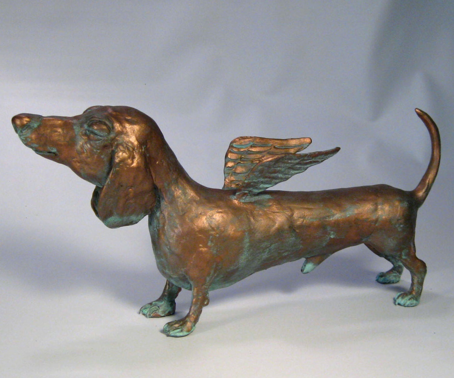 Dog Sculpture Dachshund Musings on the German by strangedaze