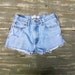 Classic LEVI'S Cut Off Jean Shorts // Size 32 - 33 Light Denim Cutoff Shorts // Distressed Faded LEVIS Cutoffs