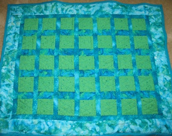 A Garden by the Sea Lap Quilt - SALE price