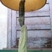 1948 REGLOR OF CALIFORNIA Green Gorgeous Woman Lamp with With Shade