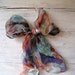 Vintage colorful Scarf listed by MeshuMaSH on Etsy