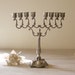 Vintage Pewter Candelabra, Silver tone candles holder