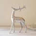 Vintage Pewter Deer