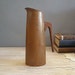 Vintage Copper Pitcher, tall minimalist Pitcher, Vintage vase, mid century modern, Brown Pitcher, party decor, Christmas, Autumn