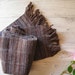 Vintage Plaid scarf for man, Mens wool scarf