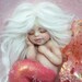 OOAK art doll fantasy mermaid baby polymer clay sculpture fairy IADR free shipping