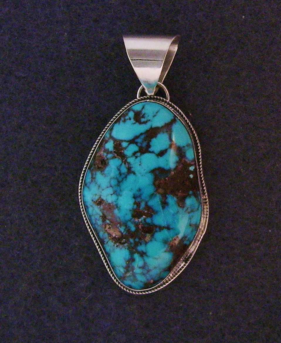 LARGE BISBEE TURQUOISE Pendent.