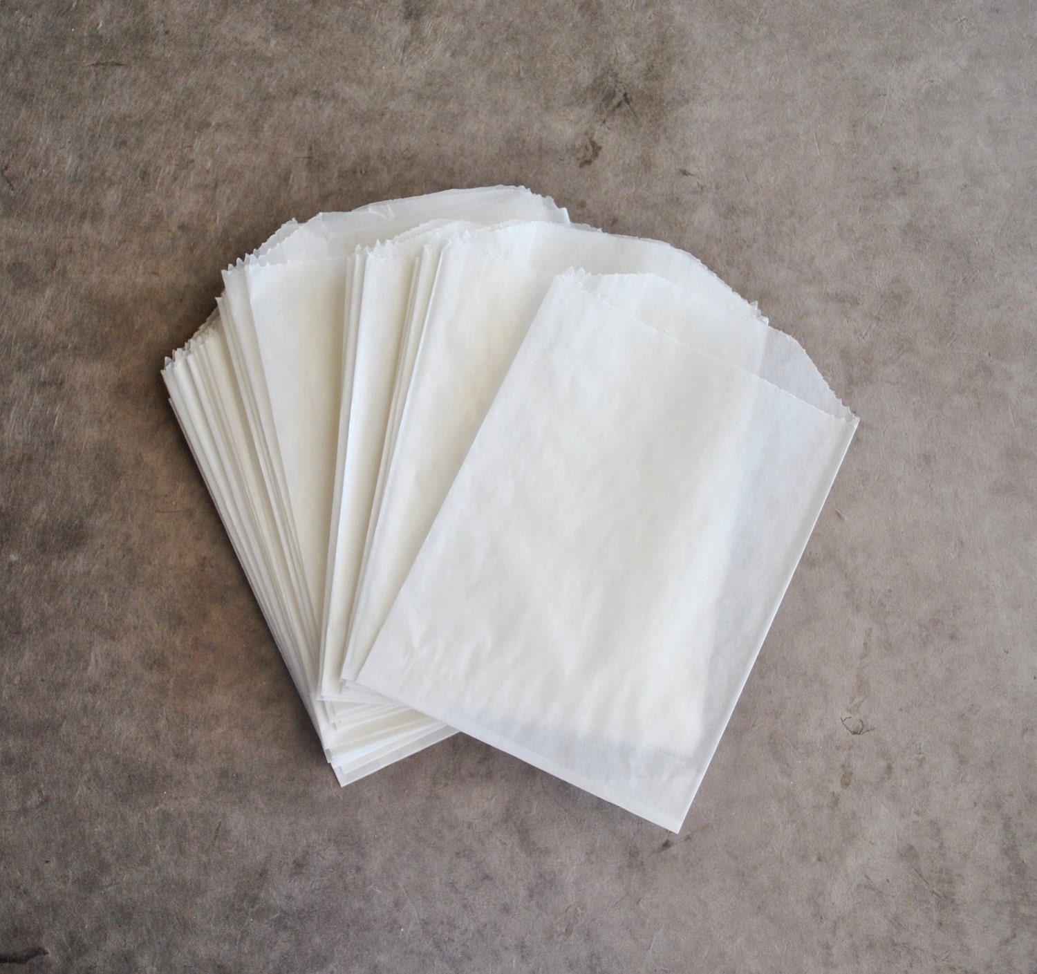 wide medium glassine bags 10 bags