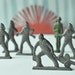 Vintage tin soldiers, pewter toys, Soviet naval and foot infantry