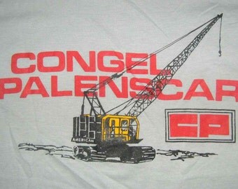 Vintage 80s CONGEL PALENSCAR Gray T shirt