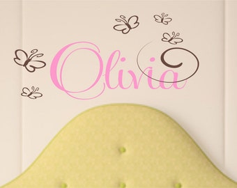 Butterfly Wall Decal for Girls bedroom or Nursery