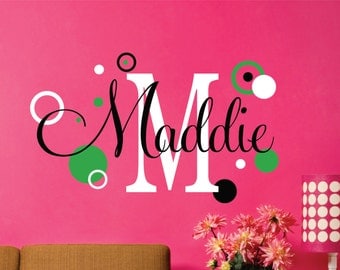 Name Wall Art name wall decal | etsy Name Wall Art name wall decal | etsy