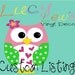 Custom listing for garcia