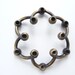 Mid Century Metal Star Tiny Taper Candle Holder