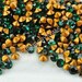 50 pcs Swarovski Crystal Rhinestones Pointed Back Chatons Emerald PP13 (ss6) 1.9 - 2.0mm