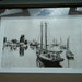 Vintage Lionel Barrymore Original Black and White Seascape Sketches Dinner Mats