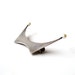 Sterling Modernist Crown Brooch by Ed Levin