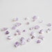 25 pcs tiny amethyst crystals from thunder bay, canada