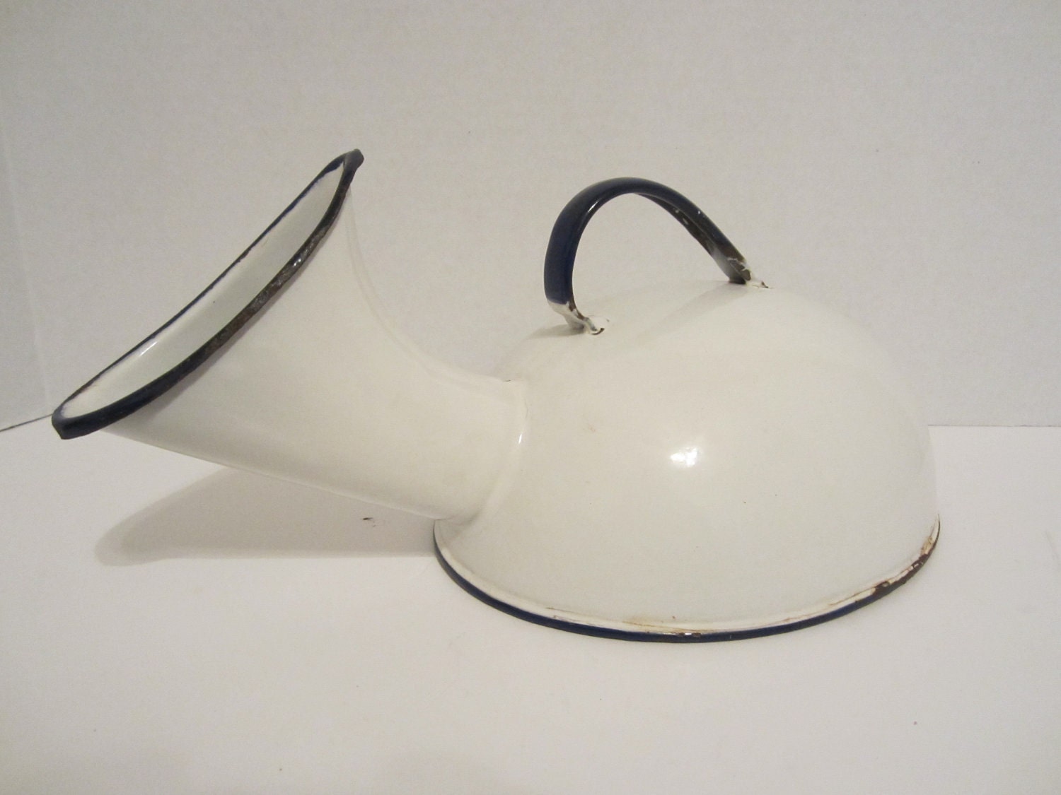 Vintage Enamel Hospital Urinal