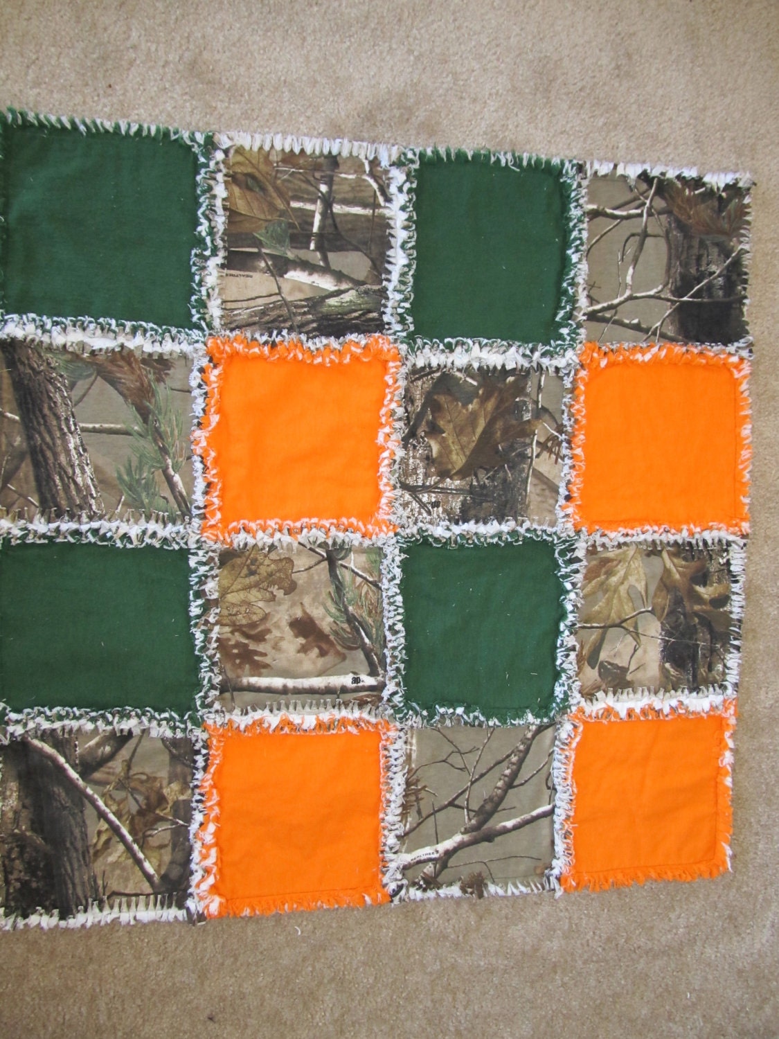 Camo Baby Rag Quilt