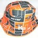 Miami Hurricanes orange-base bucket hat by Hamlet Pericles