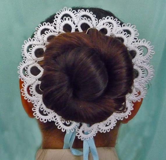 Hair accessories for girls - tatting lace - for ballerinas - for dancing - bridesmaid