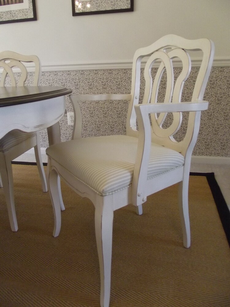 Vintage French Provincial Dining Room Table and by MeAndPhoebe