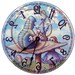 Alice in Wonderland Hooka Smoking Caterpillar Clock Backwards Made in the U.S.A.