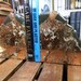 RESERVEDFOR JOAN. 29 pound Michigan Float Solid Copper Bookends. Quality made display. Rare.