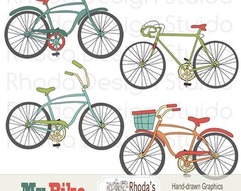 Vintage Bike Clip Art