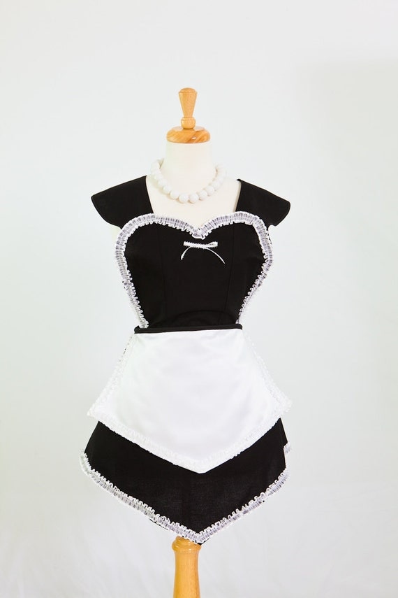 French Maid Apron Ooh La La by enchiladamama on Etsy