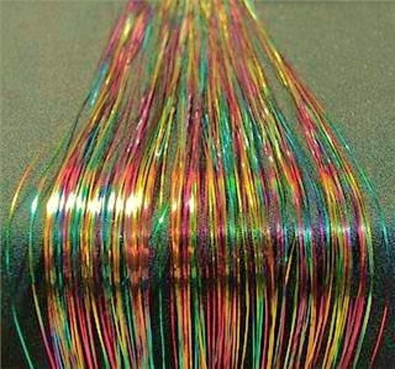 Rainbow Hair Tinsel with Easy how to Instructions and FREE