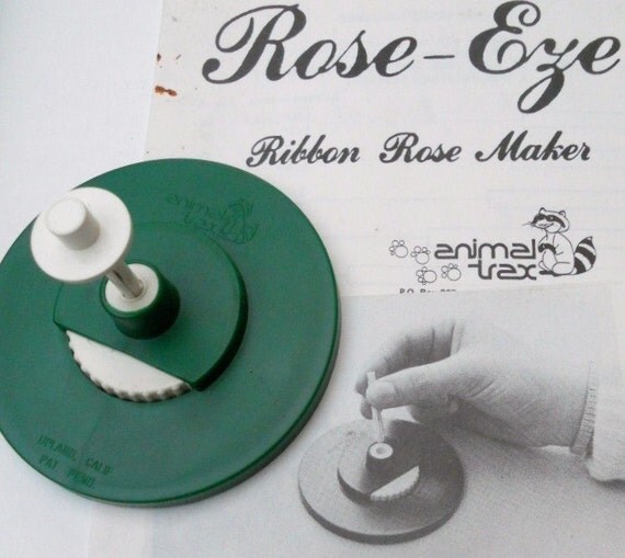 Ribbon Rose Maker Vintage 1983 Flower Maker by RoseEye