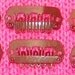 40 Brown Weft Clips - 24mm - for DIY Feather Extensions - Bulk Snap Clips, Wig Clips, 23mm Feather Clips - Fast Shipping from USA