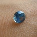 Blue Fancy Montana Sapphire .97 carat Round Brilliant