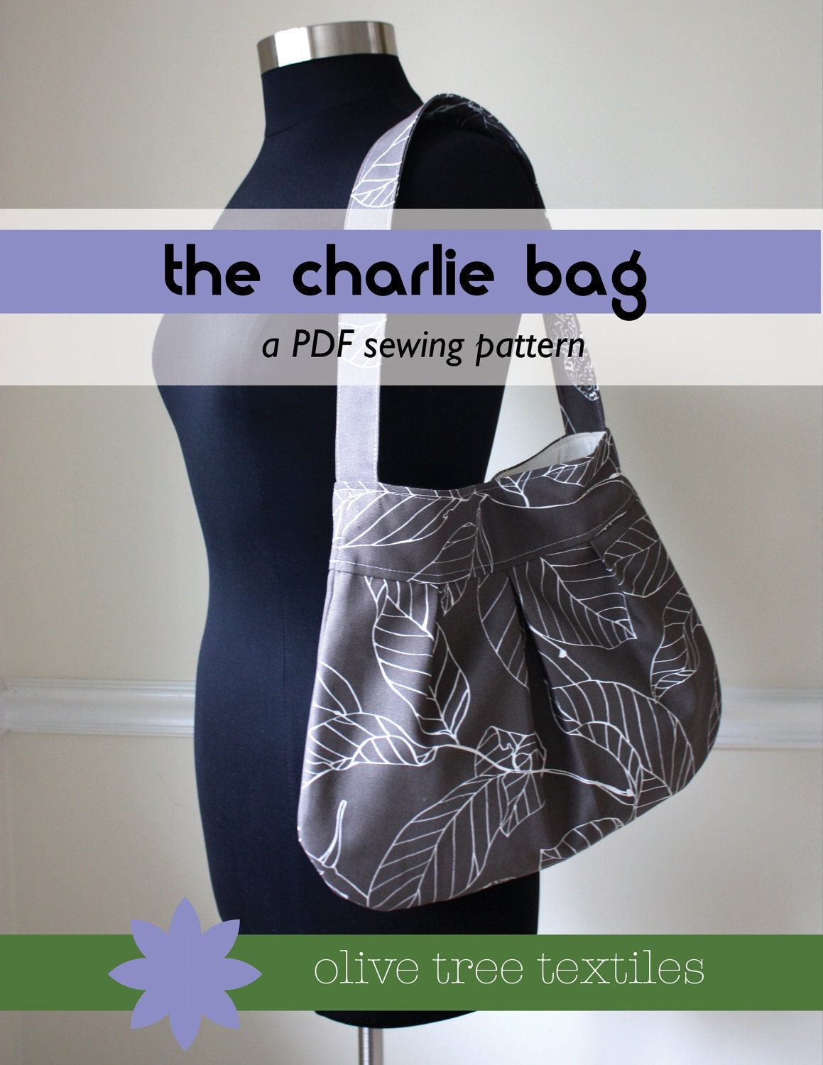 purse pattern PDF // the charlie bag