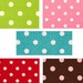 Table Runners - Polka Dot Table Runners- Buffet Server/Table Runner For Weddings or Home Decor- Customizable