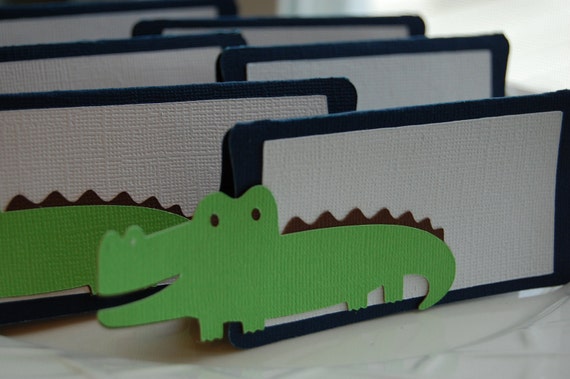 Alligator Food Labels Place Cards Alligator Party Alligator