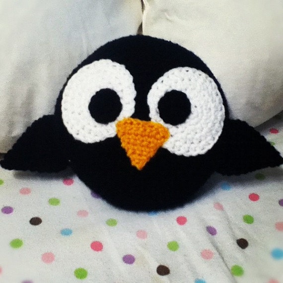 Crochet Pillow Pet Penguin